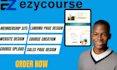 do ezycourse website ezycourse sales funnel, ezycourse landing page