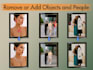 remove or replace background, people and objects