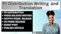 do pr distribution and writing submit pr on crypto media site