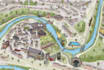 design vector map, redesign map illustration, vector isometric