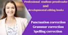 do punctuation, grammar, spelling correction and developmental editing books