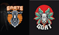 design high resolution t shirt goat logo