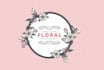 make hand drawn botanical floral logo