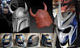 design wearable 3d printable helmet 3d mask 3d armor 3d cosplay props model