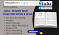 design, format, convert ebook, flipbook, audiobook in designrr, canva, ppt