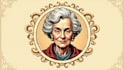 design creative old lady logo with unique concepts
