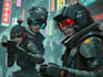 create scifi or cyberpunk character portrait art