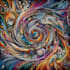 create abstract geometric digital art
