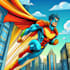 draw superhero action comic