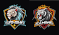 design esport mascot tiger lion logo