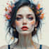 draw a digital abstract art illustration