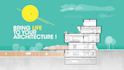 render 2d architecture drawings plan, section, elevation in photoshop