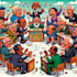 do a political cartoon or editorial illustration