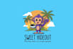 design simple word mark sweet logo for your brand