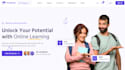 design lms educational website institute website education lms elearning website