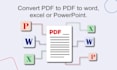 convert pdf to word, excel, pdf conversion and typing job