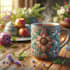 create unique custom coffee mug design
