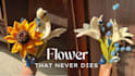 make crochet flowers and customize bouquet