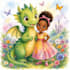 draw african american children story book illustration, children book amazon kdp