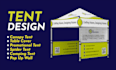 design a trade show canopy tent