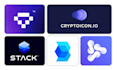 create a tech, ai, blockchain, crypto, nft and bitcoin logo