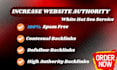increase ahrefs domain rating DR 70 plus using authority SEO backlinks