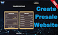 build solana staking website, presale website, solana token with smart contract