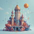 polygonal geometric vector art illustration