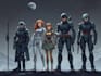 draw a sci fi illustration or sci fi character artwork
