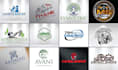 design professional modern and negative space logo
