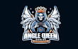 create angel queen ghost gaming mascot logo for your business only 12 hours