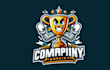 design awesome champion trophy mascot logo within 1 day