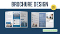design flyers, bifold, trifold brochures, posters, leaflet editable