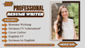 be your expert in german standard resume writing and translation