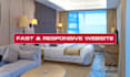 design hotel booking website accommodation rental home apartment airbnb website