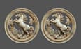 model 3d bas relief cnc coin medallion design, pendant ring jewelry