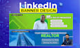 design a modern, responsive linkedin banner that reflects you
