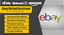 be your walmart and ebay virtual assistant dropshipping VA