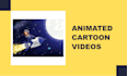 do a cartoon animation and 2d character animation