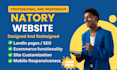 build natory website natory landing page notary wordpress website and natory