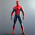 drawing custom superhero character in action