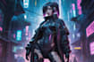 do a cyberpunk anime art
