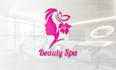 do luxury cosmetics makeup beauty salon spa logo design
