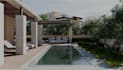 design realistic backyard, pool, patio and terrace 3d landscape renderings