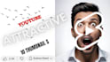 do modern thumbnail  desing for youtube