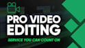 professional talking head video editing with motiongraphics in 24hours
