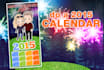 do a New Year greeting card or calendar caricature