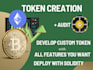 develop solidity crypto bsc evm tokenomics smart contract deploy token creation