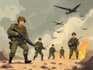 draw military themed illustrations
