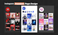 design an instagram feed and posts